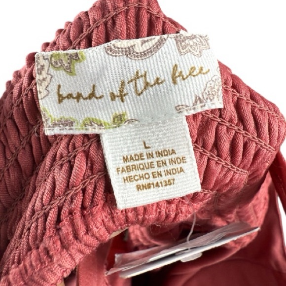 Free People Women's Pink Sleeveless Dress size Large NWT - Picture 7 of 8